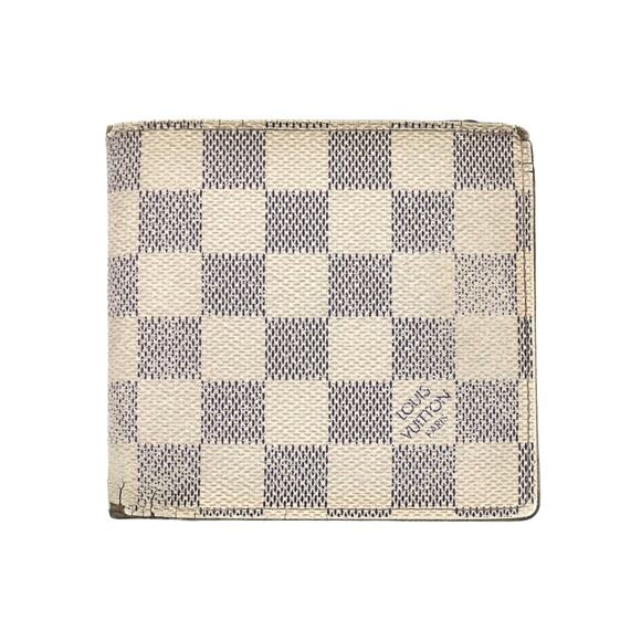 🔴 Louis Vuitton Marco Wallet - Damier Azur - Picture 1 of 10